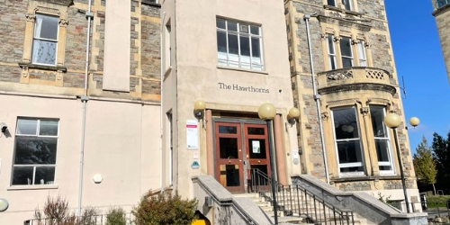 External photo of The Hawthorns Building